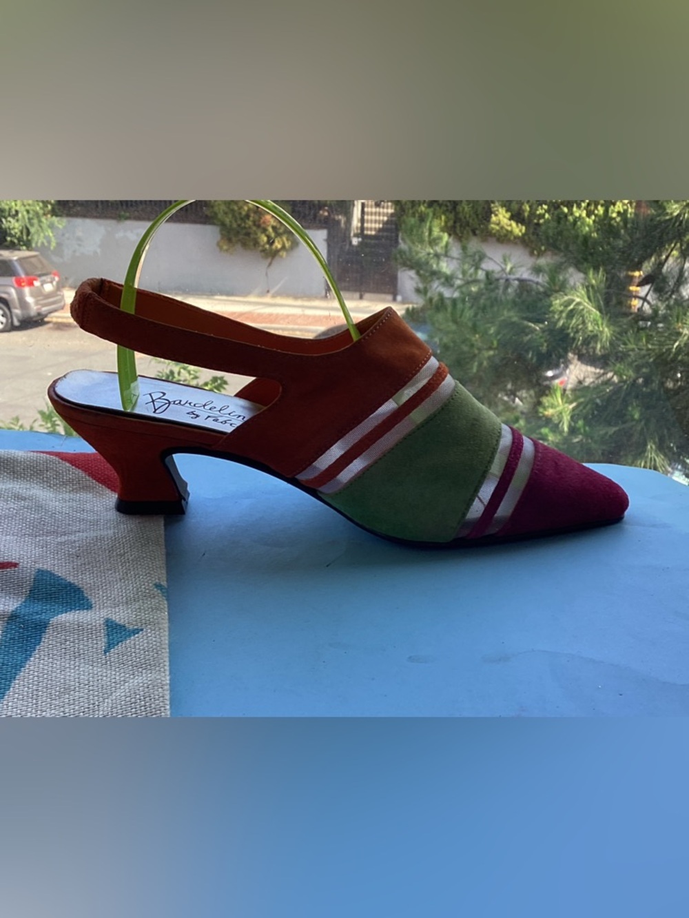 Vintage suede multi color